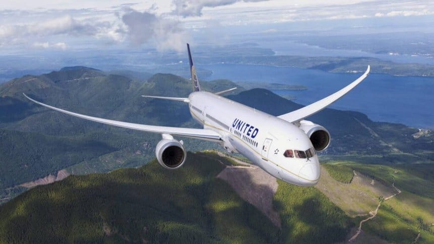 Boeing 787 United Airlines
