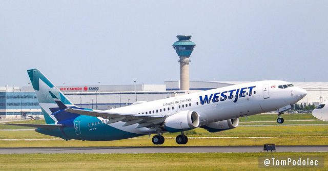 Boeing 737 MAX WestJet Canadá