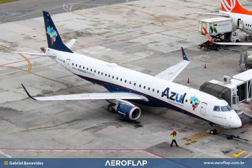 Azul Ponta Porã Embraer 195 E1 Araxá Guarulhos voos
