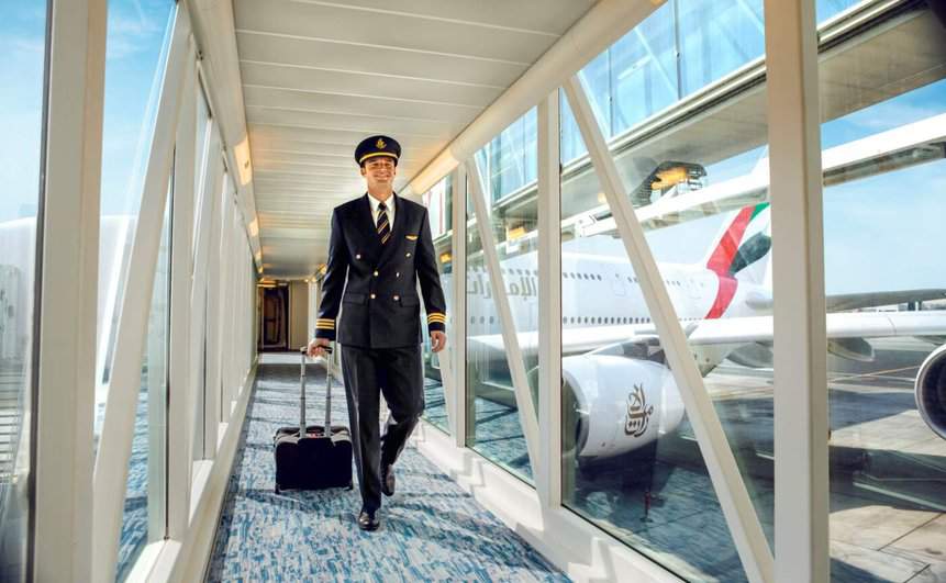 Emirates seleção pilotos A380 777