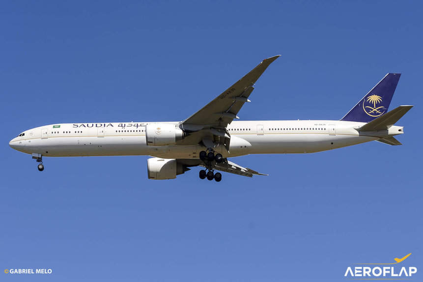 Saudia Airlines Boeing 777 Arábia Saudita
