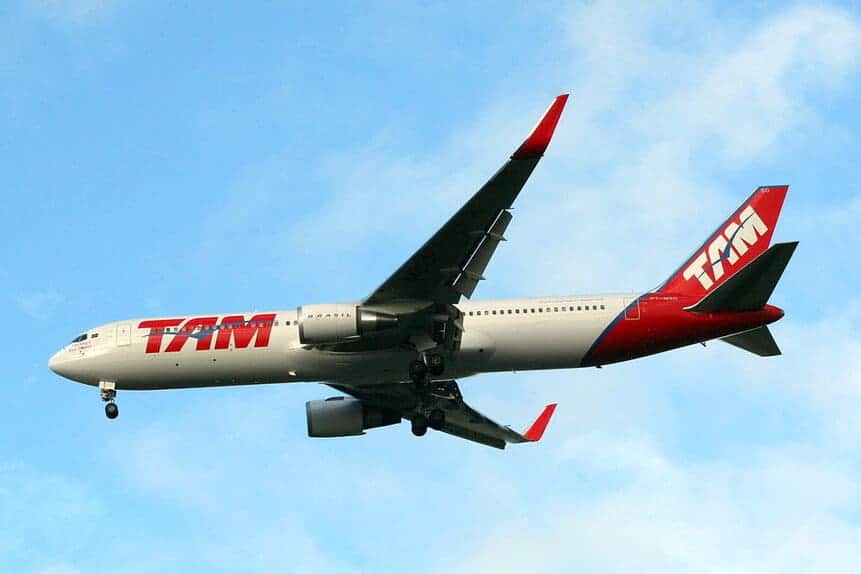 Boeing 767 TAM LATAM Brasil despedida