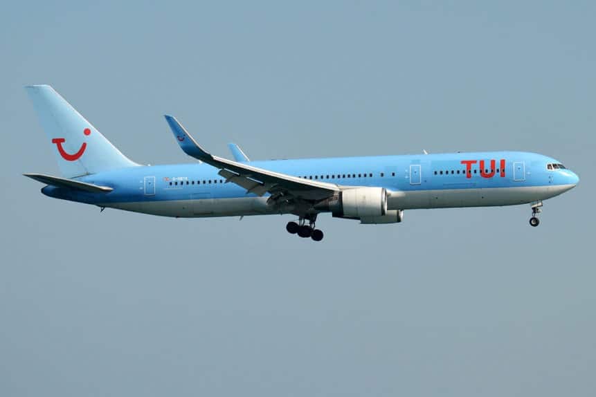TUI Airways Reino Unido Boeing 767-300 aposentado retirada