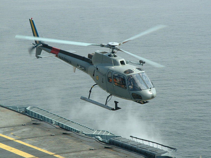 Helicóptero UH-12 Esquilo da Marinha do Brasil. Foto: marinha/Divulgação.