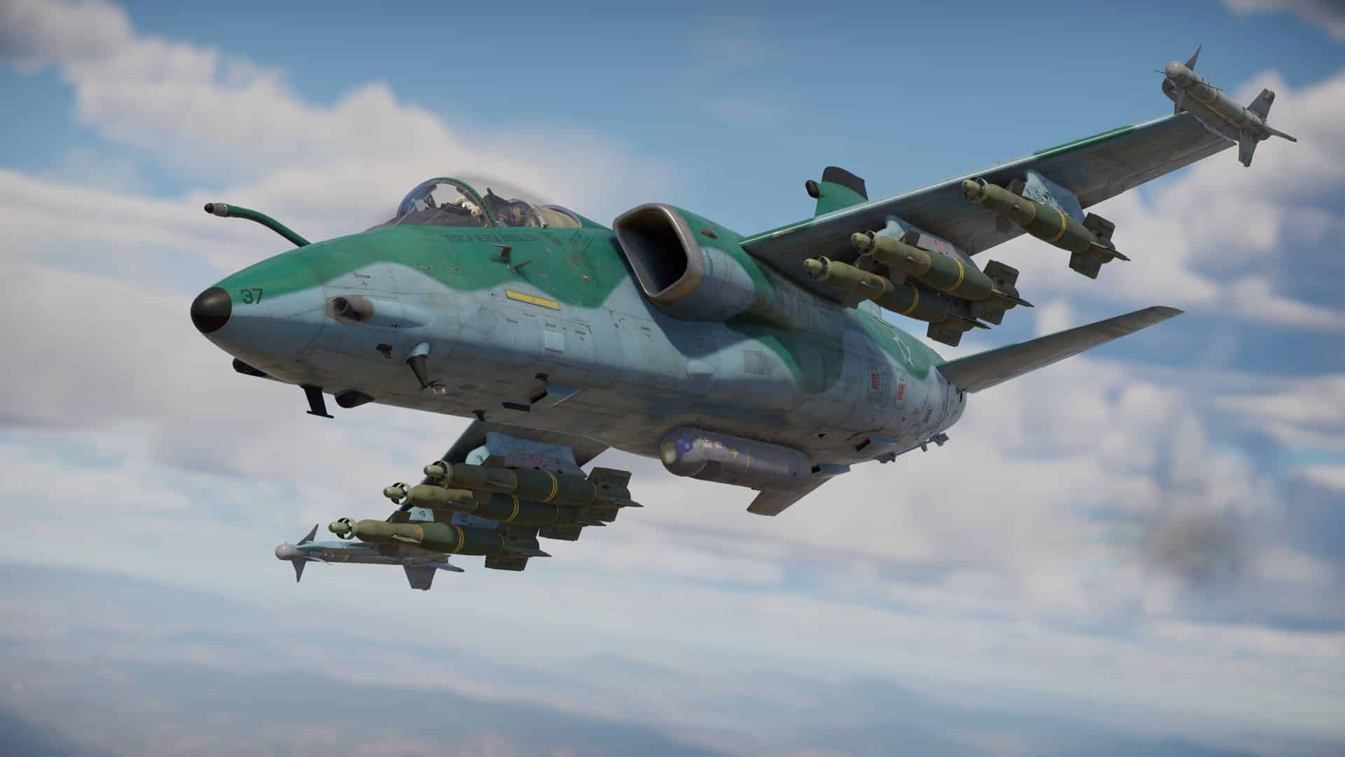 Operado pela FAB desde o final da década de 1980, caça-bombardeiro AMX A-1 chega ao jogo War Thunder. Imagem: Entertainment