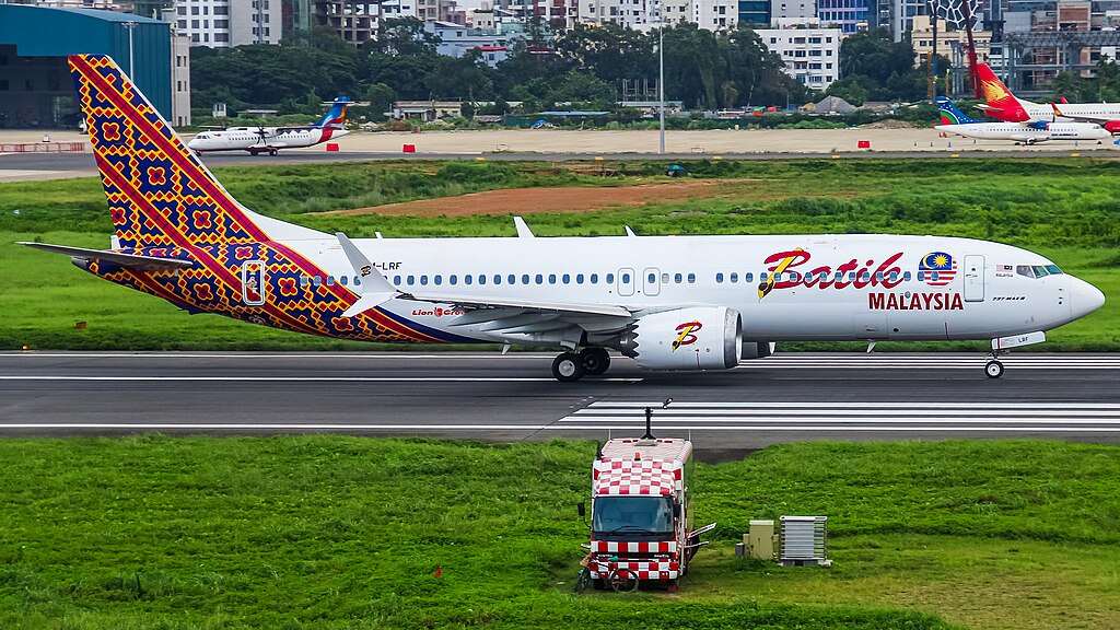 Boeing 737 MAX Companhia Aérea Batik Air Malaysia voo longo Kuala Lumpur Auckland