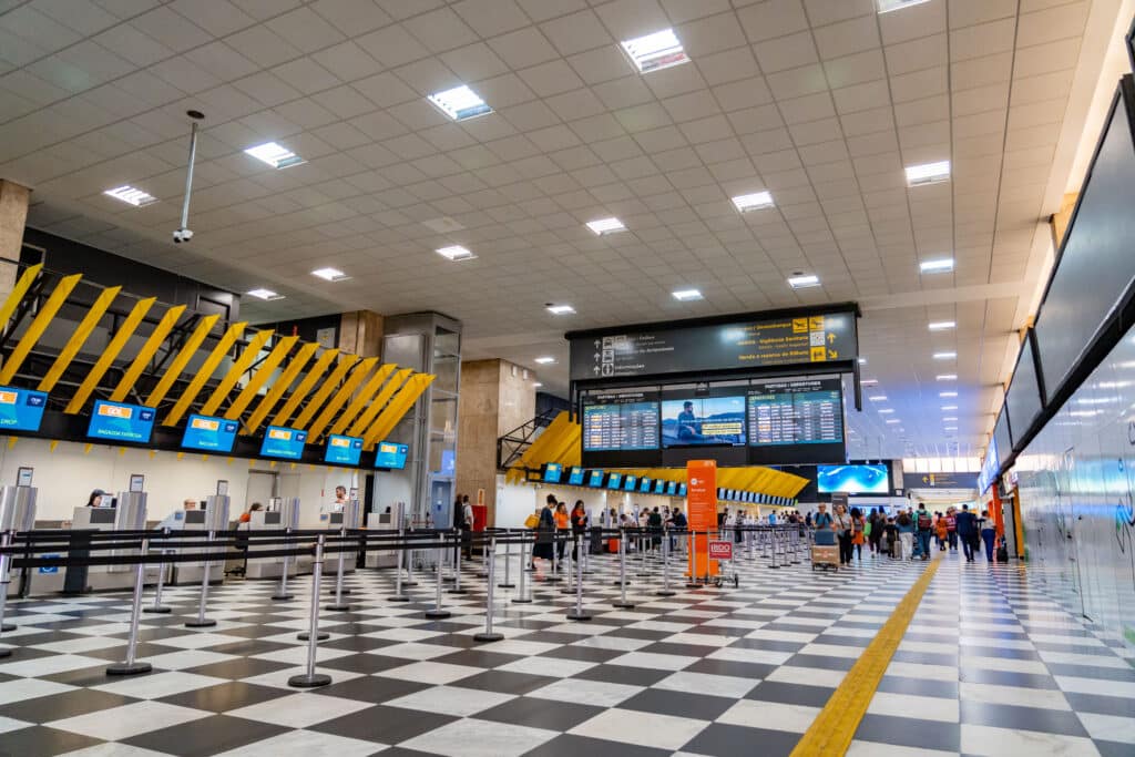Passagierbewegung der Flughäfen Congonhas Aena